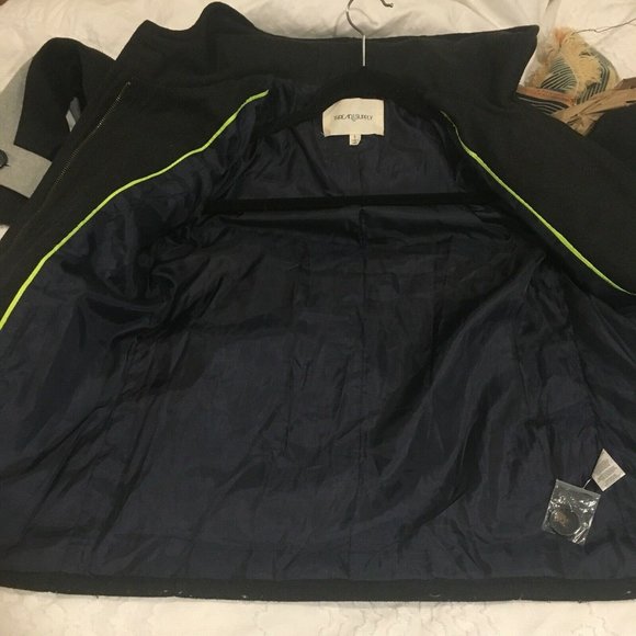 Thread Supply Toggle Coat Jacket Gray Womens - Picture 4 of 5